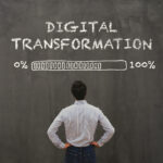 Transformation numérique d'entreprise : Impact sur la supply chain digital transformation concept
